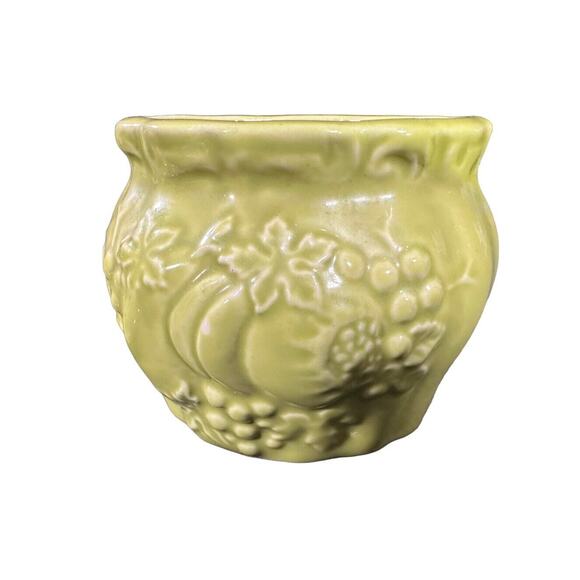 Vintage Lenox Ceramic Handcrafted Lidded Trinket Jar Green Japan 4” - Picture 7 of 14